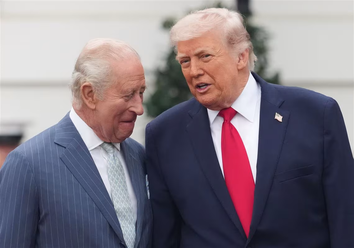 king charles x trump