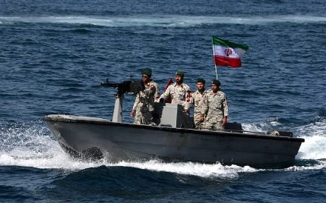 iran revolutionary guards at strait of hormuz