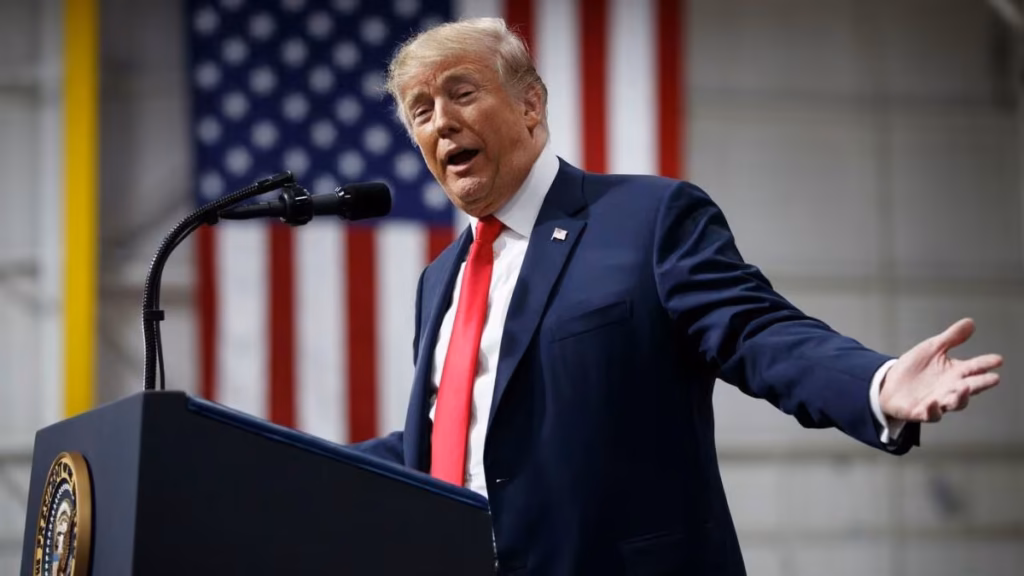 trump speaks