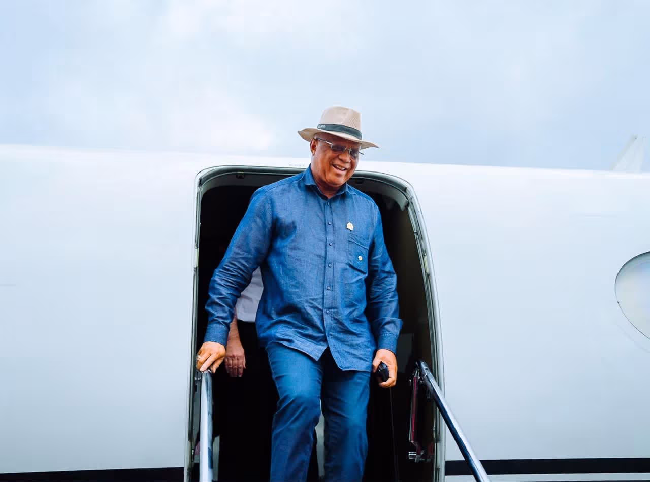 Gov Eno on his arrival