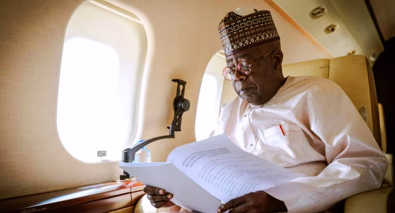 Bola Tinubu Traveling